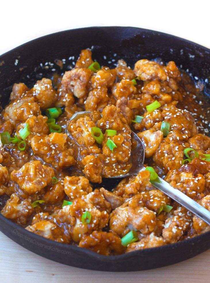 Sticky Sesame Cauliflower Secretly Healthy Recipe