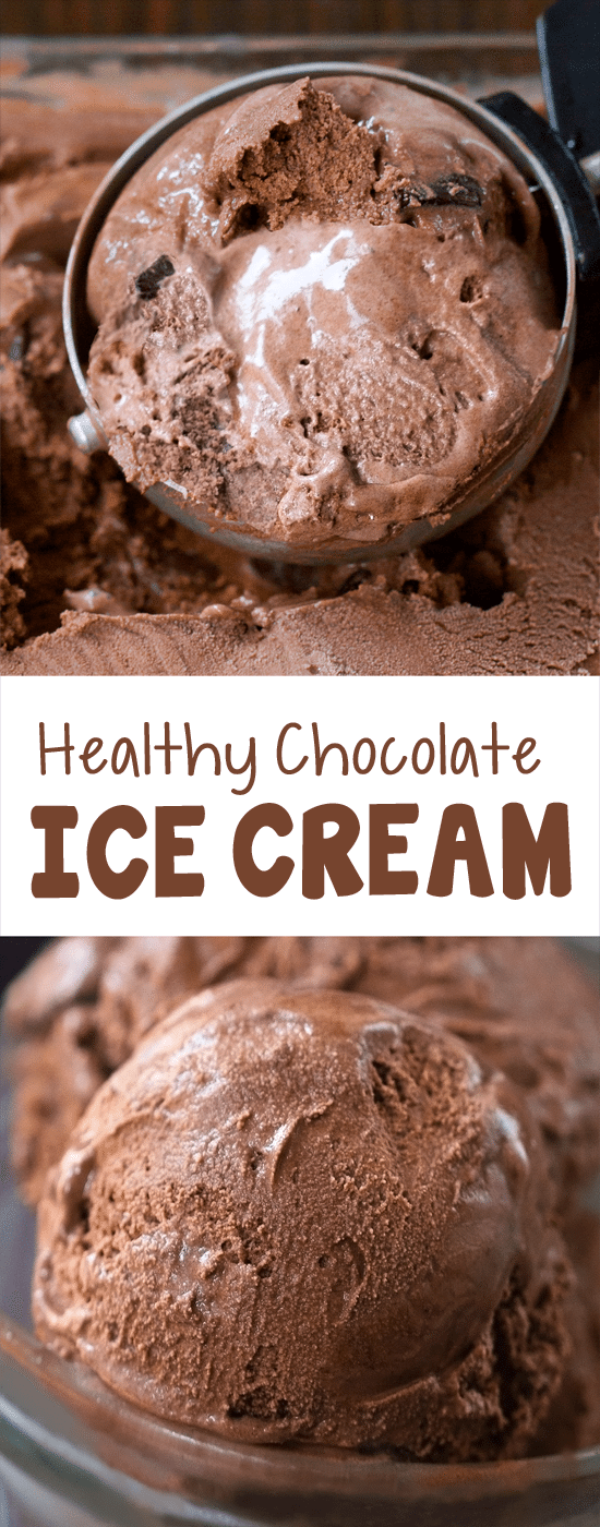 Every time I make this healthy chocolate ice cream recipe, I can’t stop eating it from the blender! 