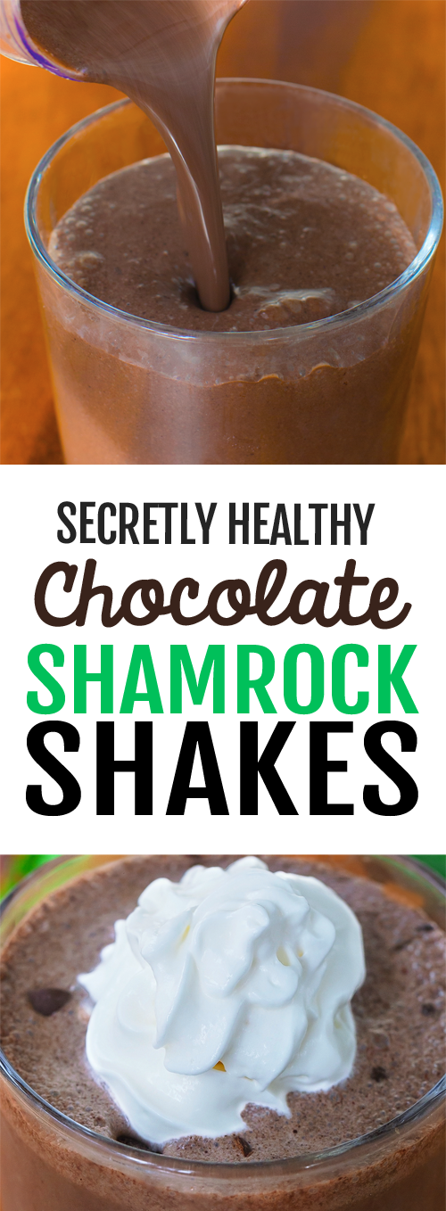 How To Make Secretly Healthy Chocolate Shamrock Shakes
