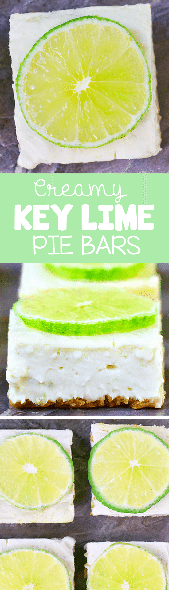 The best part about these creamy key lime pie bars is how deliciously light & creamy they are!