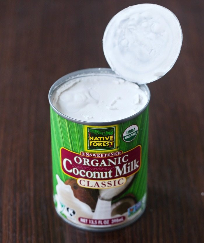 canned coconut milk