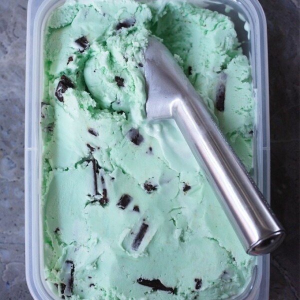 Mint Chocolate Chip Nice Cream