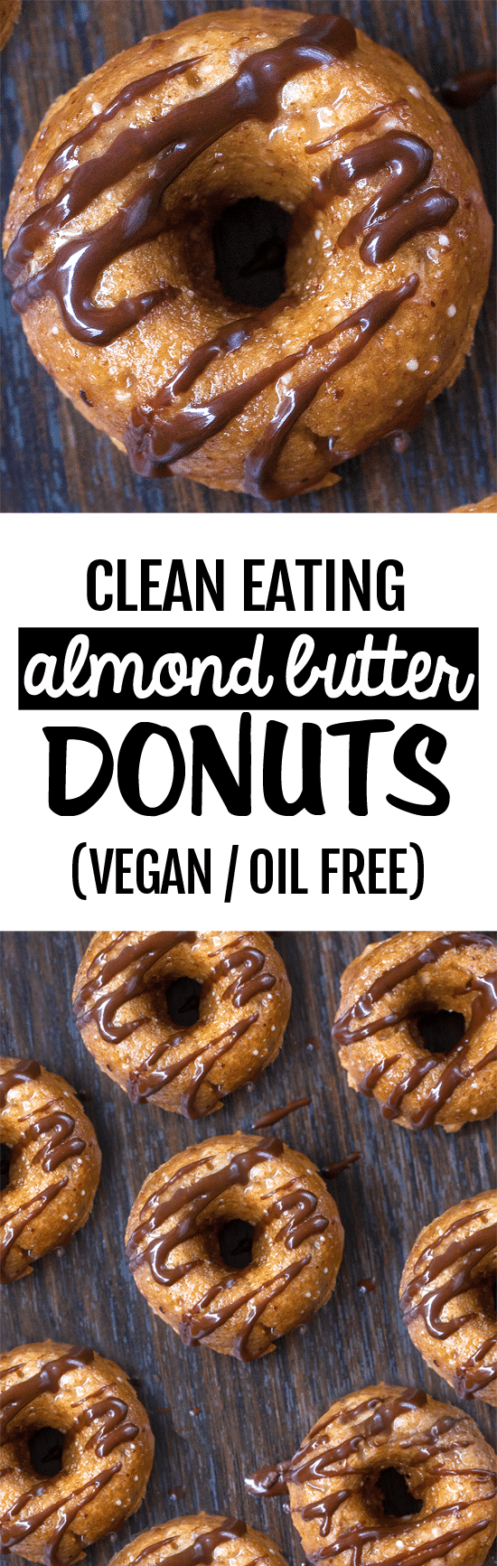 Healthy Oil Free Baked Almond Butter Donut Recipe