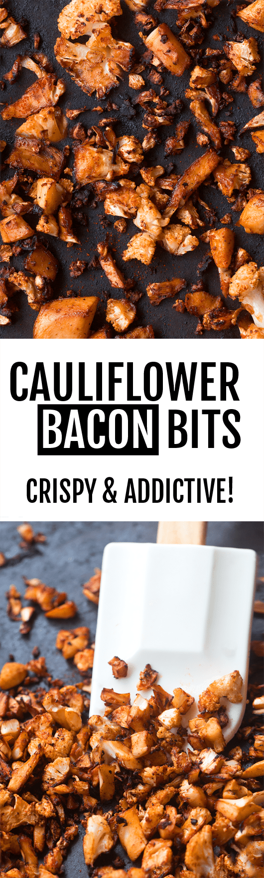 Crispy, smoky, surprisingly addictive, & completely vegan cauliflower bacon recipe.