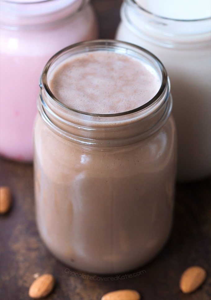 homemade almond milk