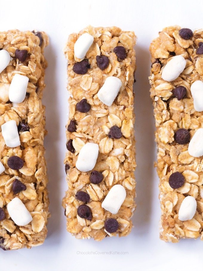 Chewy S'mores Granola Bars