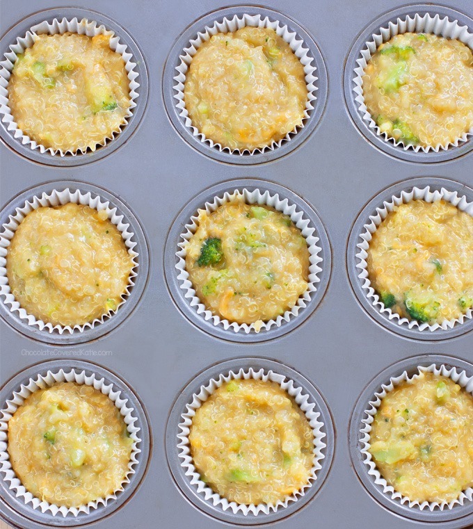 broccoli quinoa bites