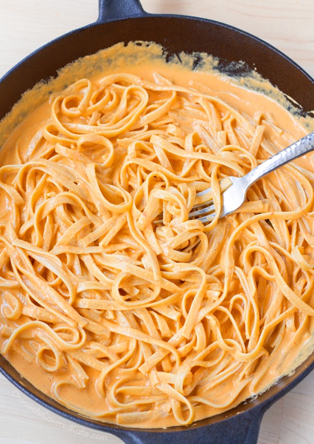 red pepper alfredo