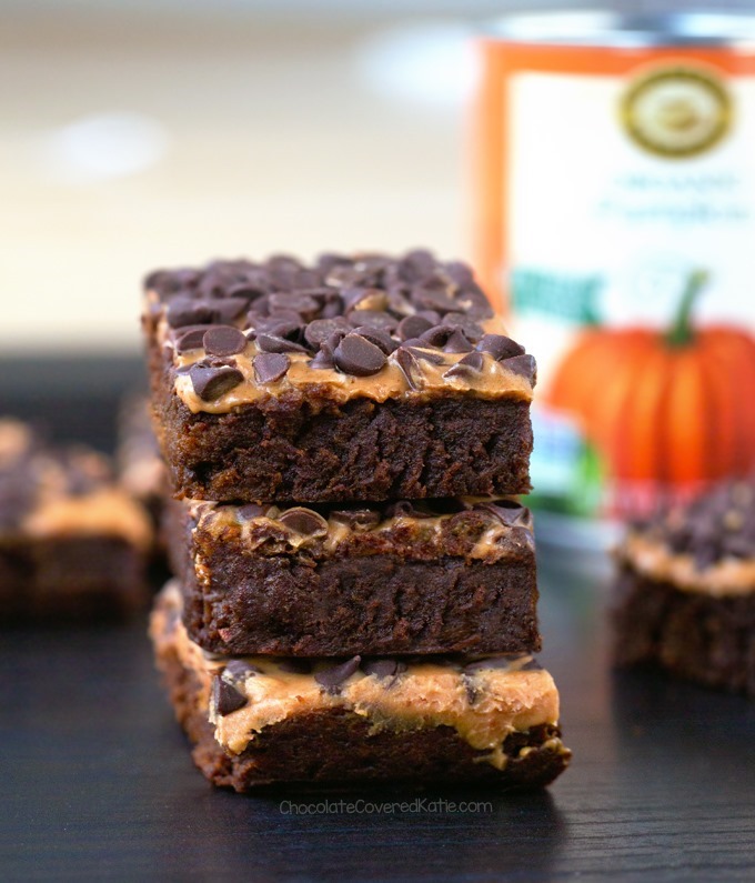 pumpkin brownies