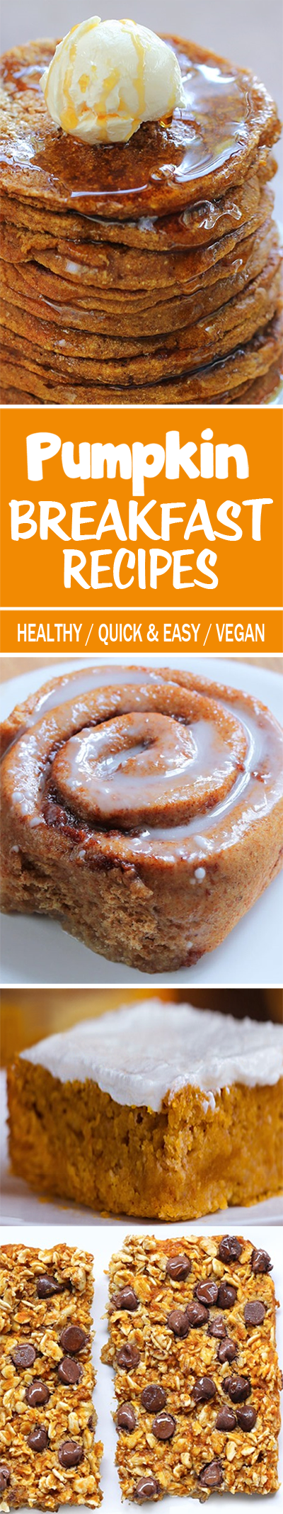 So many healthy pumpkin breakfast recipes, and all of them are vegan!