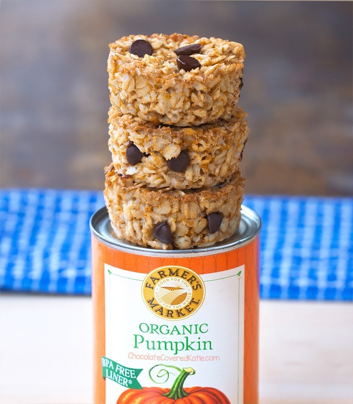 Pumpkin Oatmeal Breakfast Cupcakes