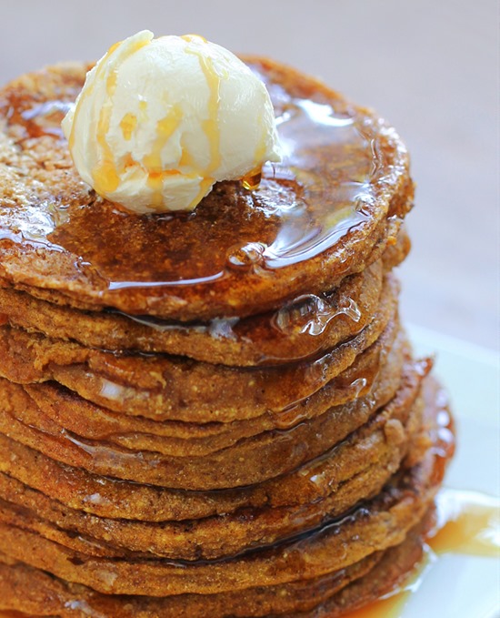 pumpkin pancakes recipe