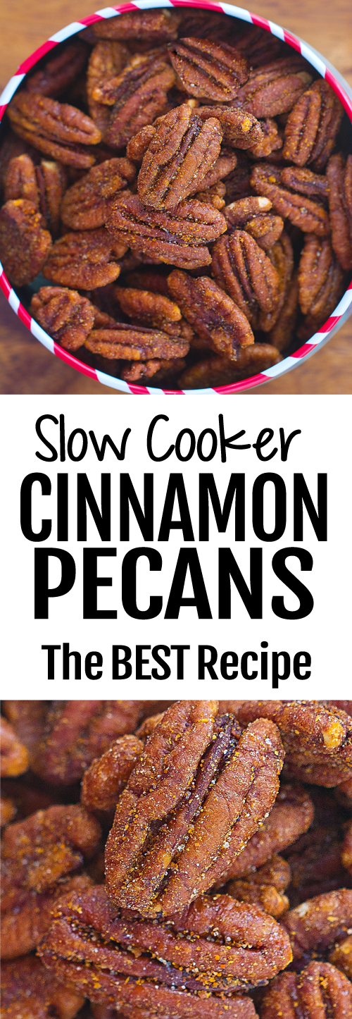 The Best Easy Crock Pot Cinnamon Pecans Recipe