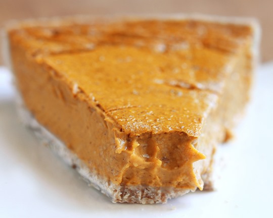 Healthy pumpkin pie recipe.