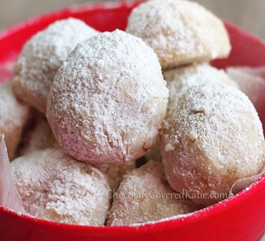 Snowball cookies that literally MELT in your mouth.