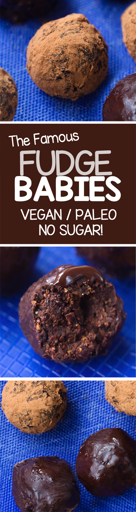 No Bake Fudge Babies