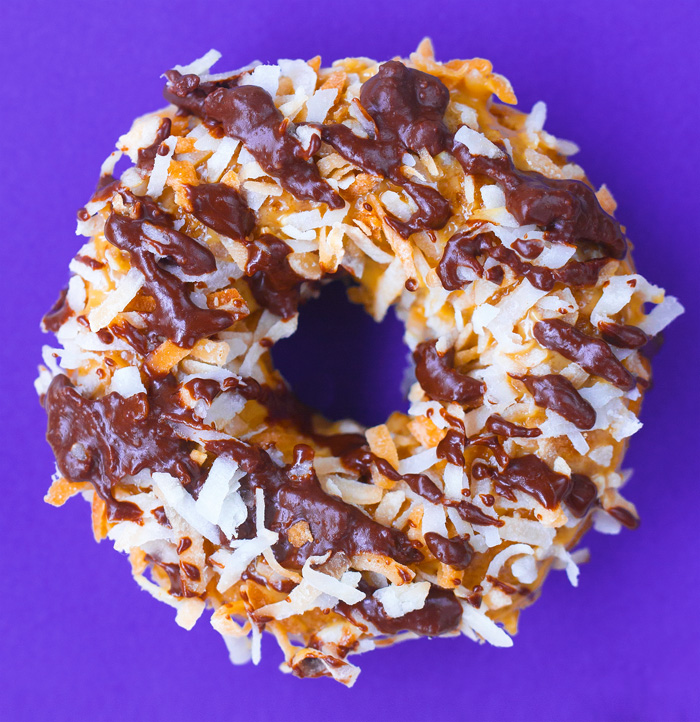 Samoas Girl Scout Cookie Donuts