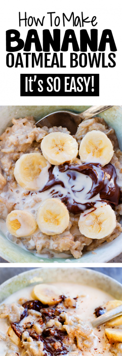 Banana Oatmeal Recipe - A Super Healthy Breakfast!