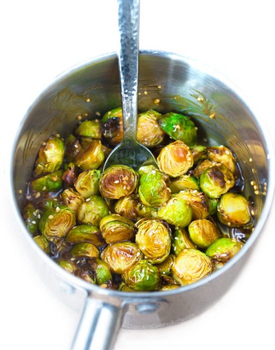 Sesame Brussels Sprouts