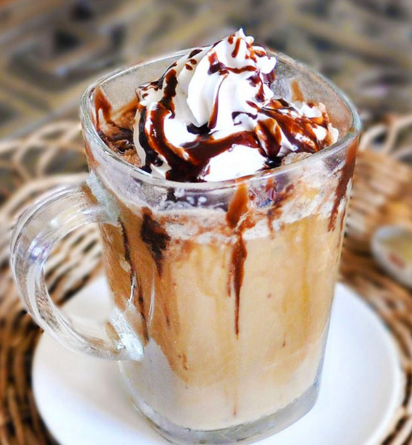 Creamy Frosty Homemade Frappuccino - Just 5 Ingredients and a Blender