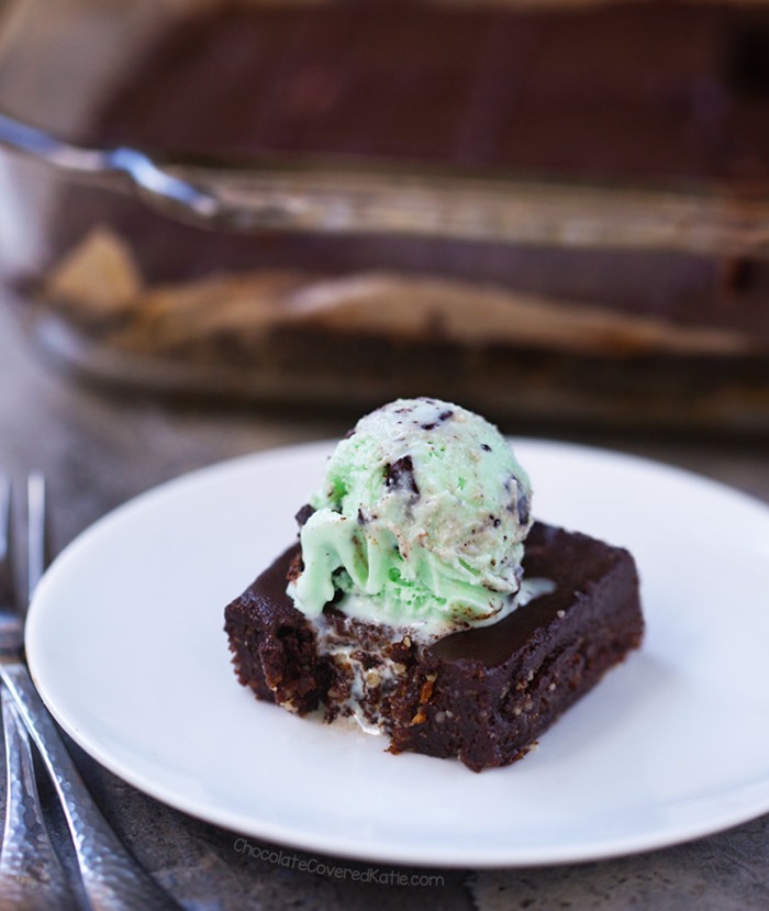 peppermint brownies