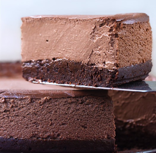 chocolate brownie cheesecake