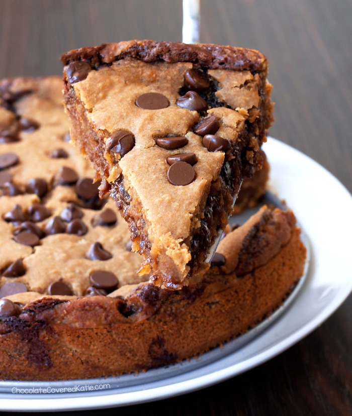 Deep Dish Chocolate Chip Cookie Pie