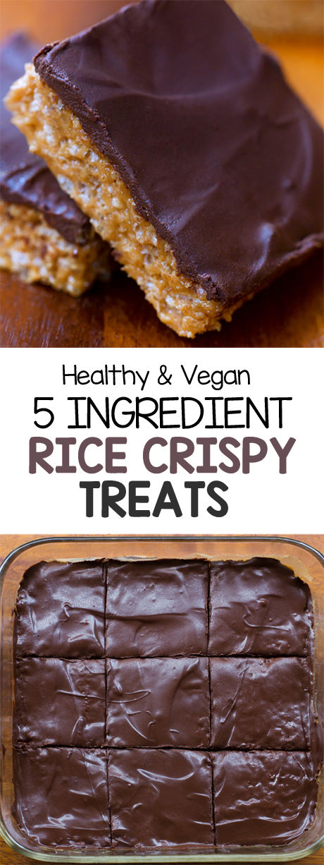 5 Ingredient Rice Crispy Treats (Vegan)