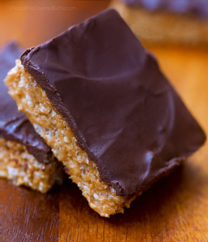 Peanut Butter Rice Crispy Treats Healthy Vegan