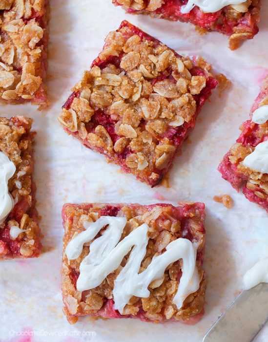 Strawberry Oatmeal Bars