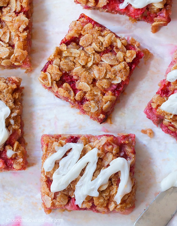 Strawberry Oatmeal Bars Recipes