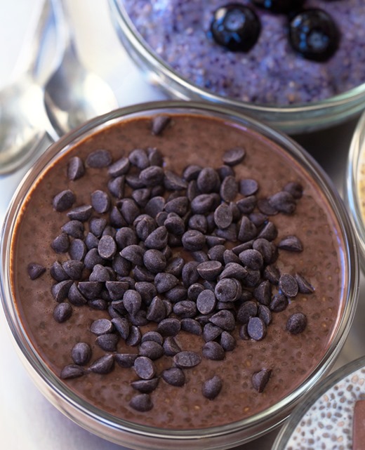 chocolate chia pudding