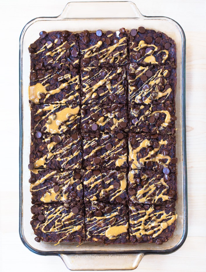 Chocolate Peanut Butter Brownie Oatmeal