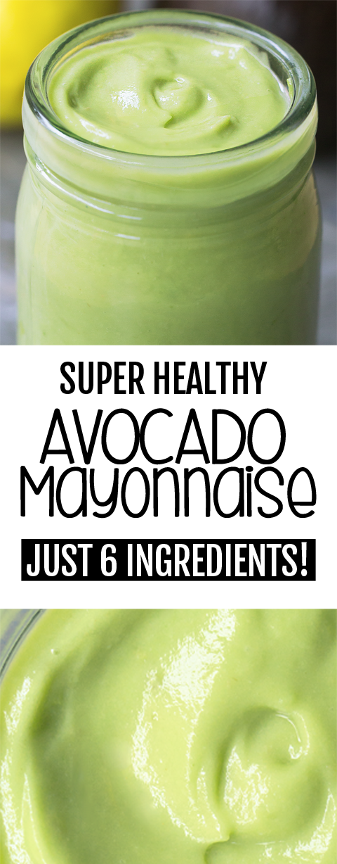 Healthy OIL FREE Avocado Mayo