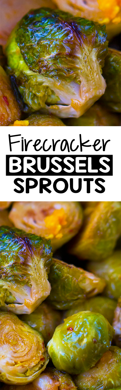 Sweet & Spicy Firecracker Brussels Sprouts Recipe