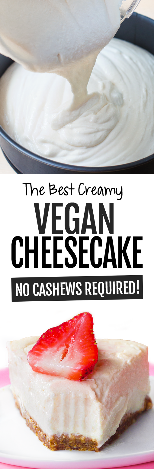 Vegan Cheesecake Recipe NO Cashews!