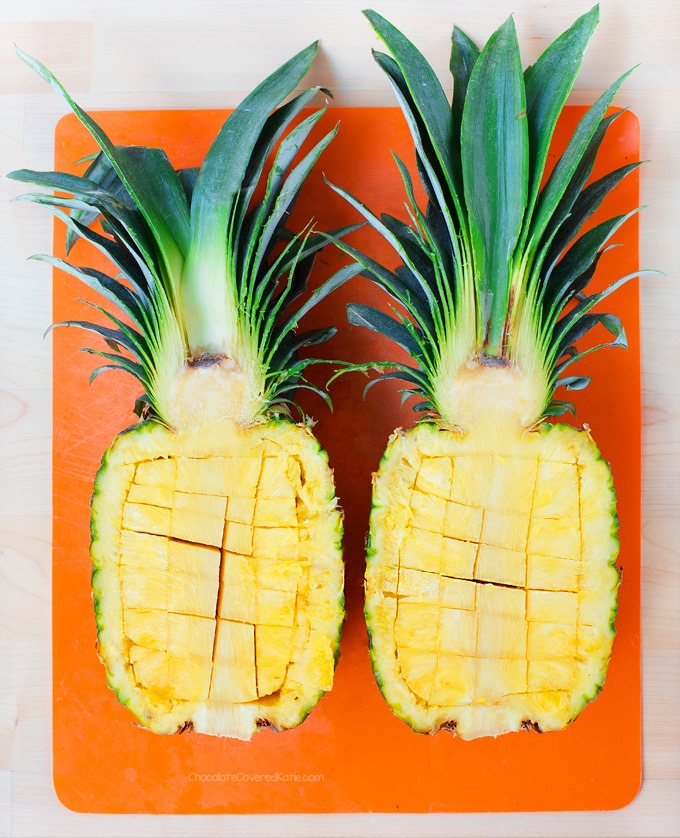 cut pineapple