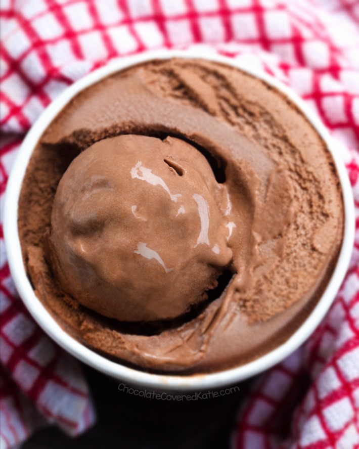 Chocolate Almond Ice Cream