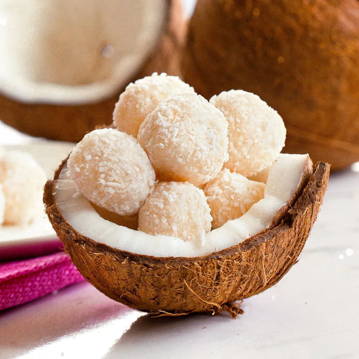 Coconut Balls - Easy, No Bake, 3 Ingredient Recipe!