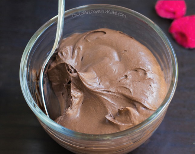 healthy chocolate pudding