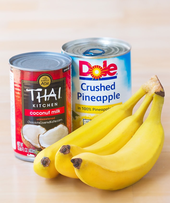 Pineapple Banana Bread Ingredients