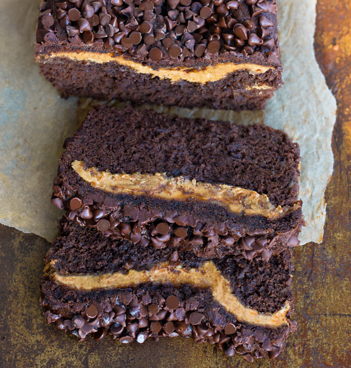 Chocolate Peanut Butter Bread