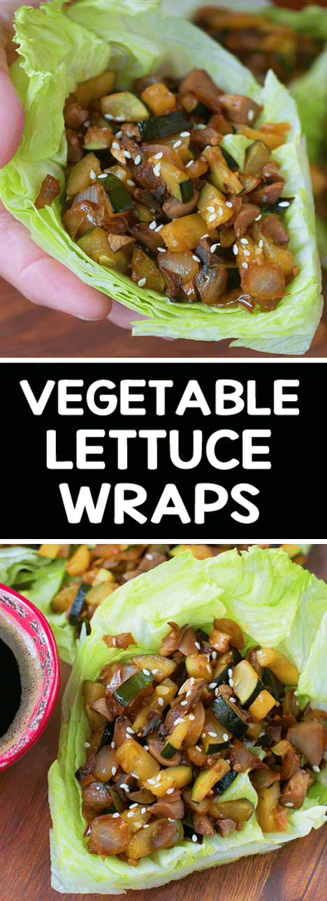 Vegetarian Lettuce Wraps - Ready In 15 Minutes!