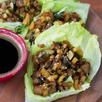 vegetarian lettuce wraps like P.F. Chang's