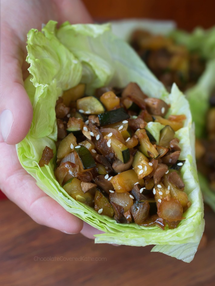 Vegetarian Lettuce Wraps Recipe