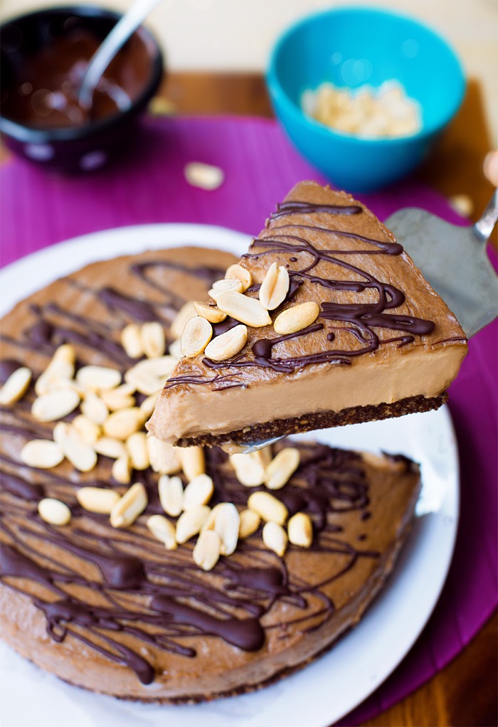 No Bake Peanut Butter Pie Recipe, so delicious you'd never believe it's so healthy!