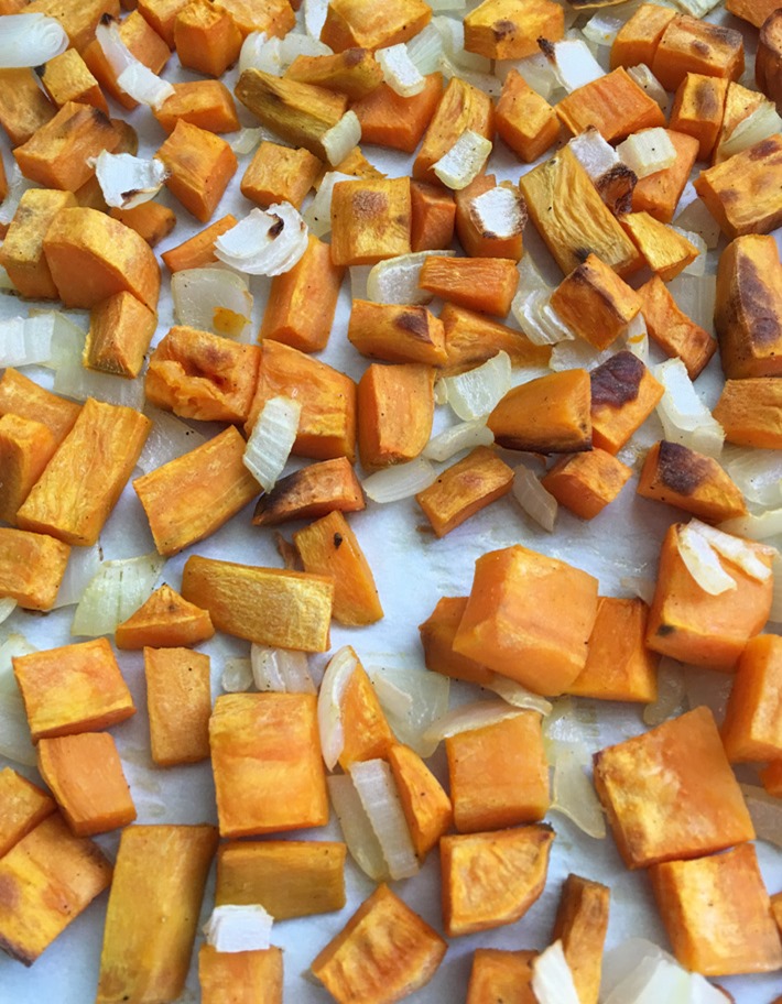 roasted sweet potatoes