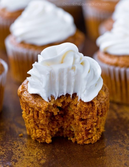 Homemade Pumpkin Cupcakes