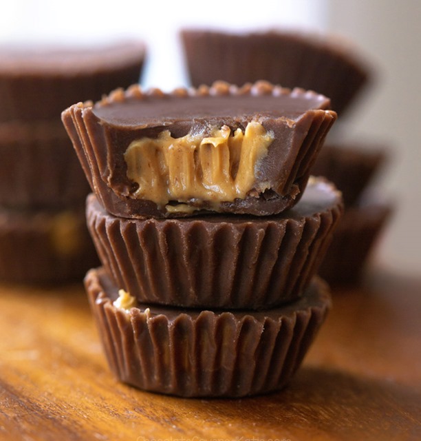 homemade peanut butter cups