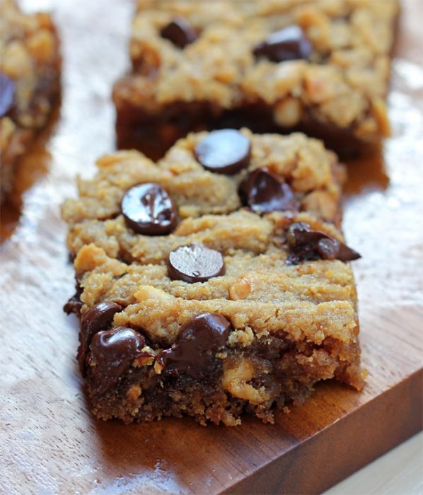 chocolate chip peanut butter bars
